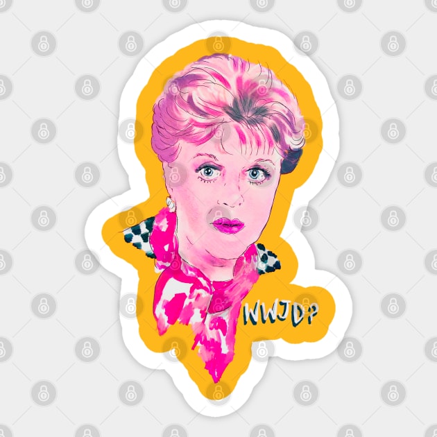 murder she wrote Sticker by Brunocoffee.id